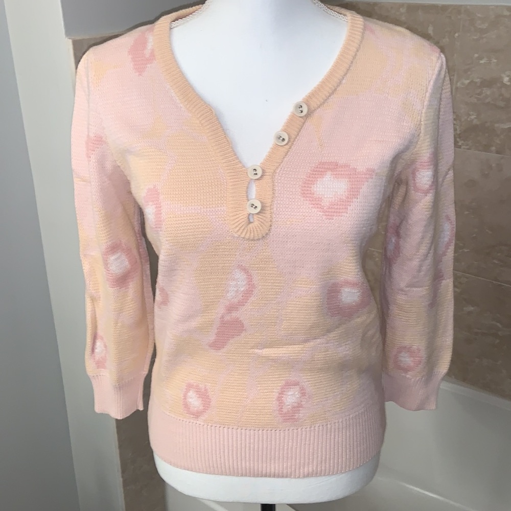 Vintage MARC JACOBS Abstract Floral Knit Sweater